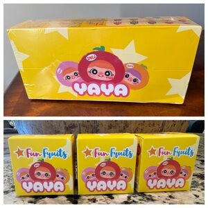 YAYA Fun Fruit Plush Pendant Blind Box Full CASE Factory Sealed & 3 Bonus Boxes